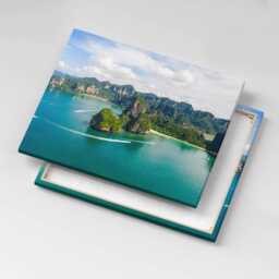 Island in Thailand Canvas, Wall Art Picture, Turquoise Decoration, Travel Canvas - thumbnail 3