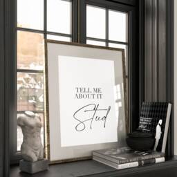 Grease Movie Print Tell Me About It Stud, Musical Film Wall Art Home Decor, Wall Art, Olivia Newton John Print - thumbnail 3