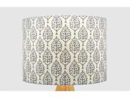 White Grey Tree Lampshade Table Floor Lamp/Ceiling Pendant Small Medium Large 15cm 20cm 25cm 30cm 35cm 40cm Fabric Drum Light Shade - thumbnail 1
