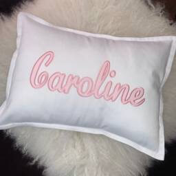 Personalized Name Pillow With Flange - thumbnail 3