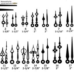 5 Continuous Motion High Torque Clock Movements - Silent Sweep Extended Shafts Choice Of Hands & Shaft Lengths - thumbnail 2