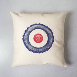 Curling Bullseye Pillow Cover Canadian Sports Decor Gift - thumbnail 1