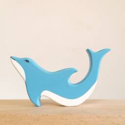 Wooden Sea Animal Toy Set Handmade Waldorf Toys - thumbnail 4