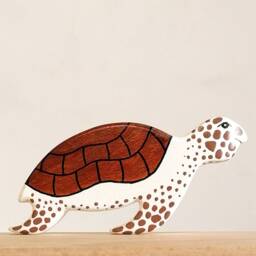 Wooden Sea Animal Toy Set Handmade Waldorf Toys - thumbnail 3