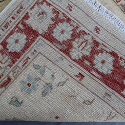 3x5 Afghan Beige Natural Dyes Oushak Handmade Wool Rug Turkish Design Tribal Area Rug, Oriental Turkmen Bedroom Kitchen Office - thumbnail 4
