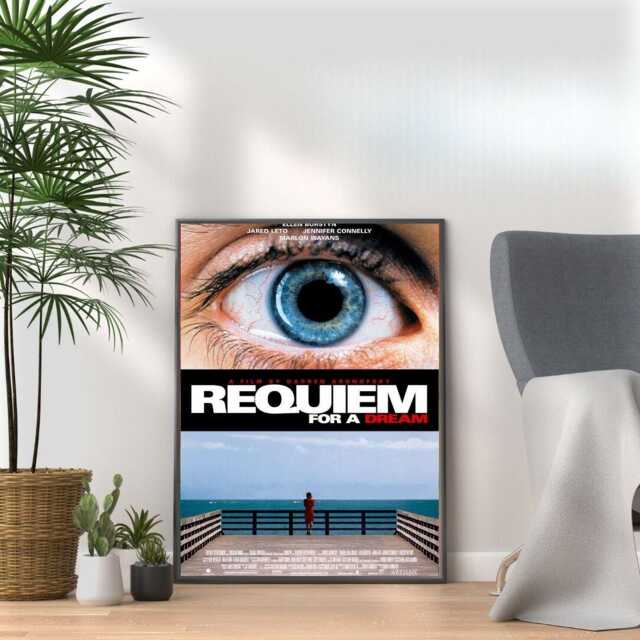 Requiem For A Dream Movie Poster 2000S Film Wall Art - image 1