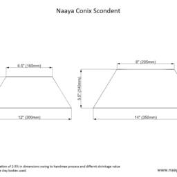 Flush Mount Ceiling Light, Personalized Gifts For Loved Ones, Message , Living -Naaya Conix Scondent - thumbnail 3