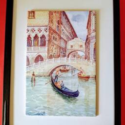 "Gondolina Ceramic Wall Art Tile, 8"" By 12" - thumbnail 4