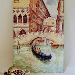 "Gondolina Ceramic Wall Art Tile, 8"" By 12" - thumbnail 3