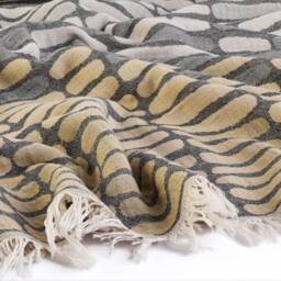 Soft Yellow Stone Jacquard Turkish Cotton Beach Towel, Personalization Bridesmaid Gift, Wedding Sarong, Wrap, Bath Towel - thumbnail 2