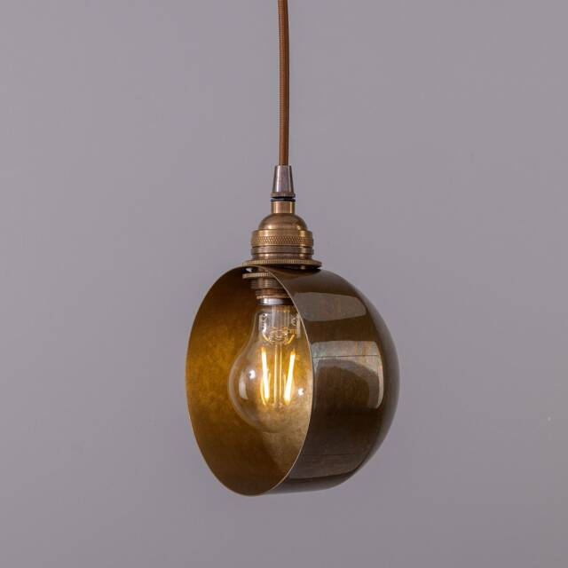 Brass Pendant Light - Modern Industrial Ceiling Lamp 8 - image 1