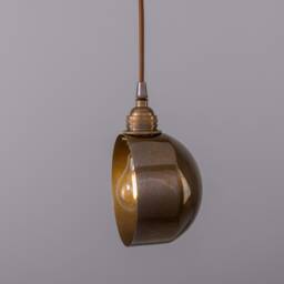 Brass Pendant Light - Modern Industrial Ceiling Lamp 8 - thumbnail 2