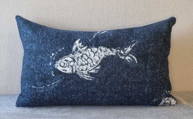 Ralph Lauren Pebble Cove Fabric Cushion Cover 30x50 cm - image 1