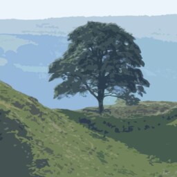 Sycamore Gap Print - Northumberland Travel Poster, Hadrian's Wall - thumbnail 2