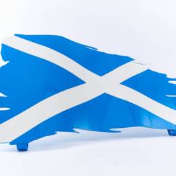 Scotland Flag Scotish Wave Metal 3D Wall Decor Art - thumbnail 3