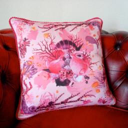 Reef Pillow - Pink/Orange - thumbnail 2