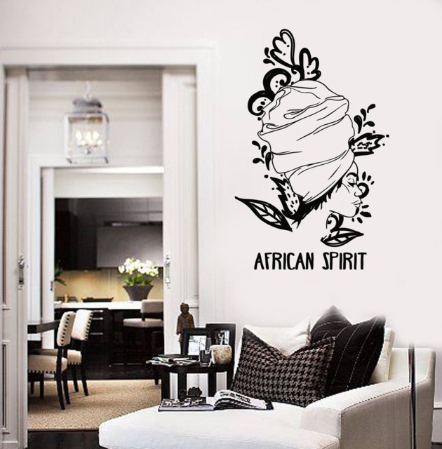 Wall Vinyl Decal Women African Spirit Poster Image For Living Room Decor - #2690Dn - image 1