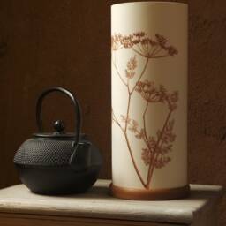 Botanical Lamp, Japanese Table Desk Bedside Paper Lantern Flower Lamp, Hygge, Gift - thumbnail 2