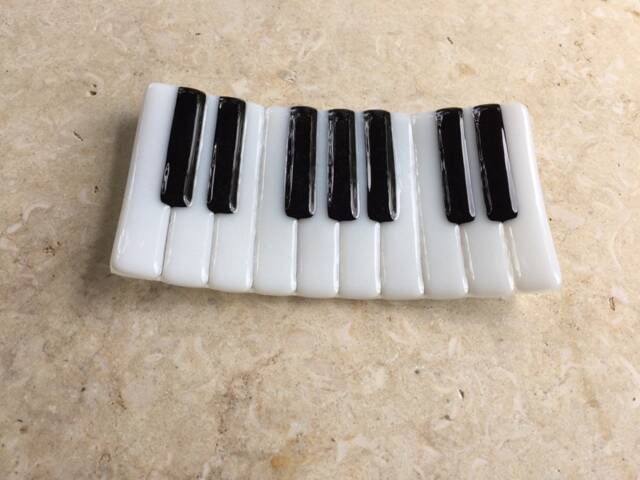 Piano Soap Dish, Piano Plate, Music Lover Dish - image 1