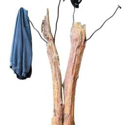 Driftwood Double Sculpture Coat Stand 180cm - thumbnail 3
