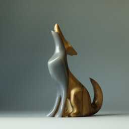 Wolf Sculpture - 24 - thumbnail 2