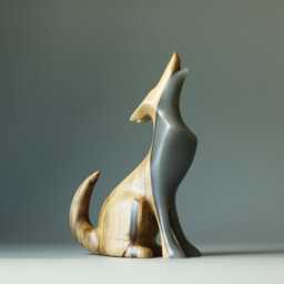 Wolf Sculpture - 24 - thumbnail 3