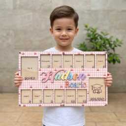 Personalized School Years Photo Frame, Pre K To Graduation Picture Custom Name Frame - thumbnail 3