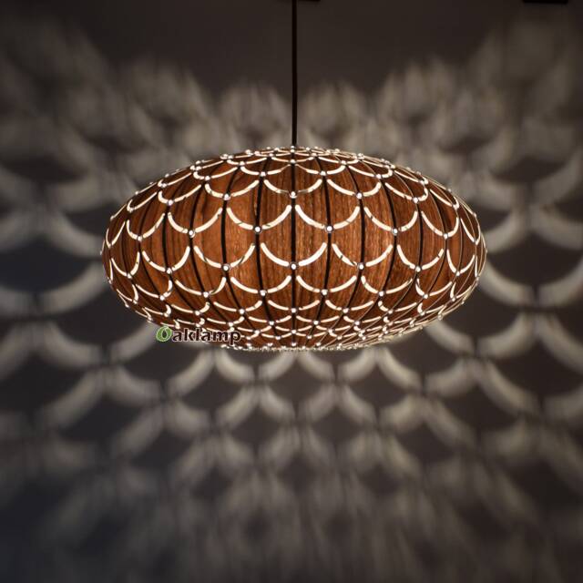 Newwood Galaxy Pendant Light-Walnut-Wood Light-Chandelier Lighting-Ceiling Light-Floor Lampshade - image 1