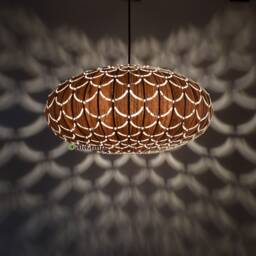 Newwood Galaxy Pendant Light-Walnut-Wood Light-Chandelier Lighting-Ceiling Light-Floor Lampshade