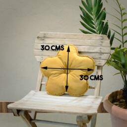 Flower Shaped Velvet Cushion Nursery Decor Pillow - thumbnail 2