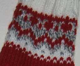 Personalized Hand Knitted Christmas Stocking - thumbnail 2