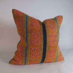 Cushions Handwoven Fabrics Hmong Sofa Pillow Handmade Fabric Cushion Decorative Throw Pillows Ethnic Textiles - thumbnail 2