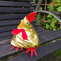 Golden Hen Chicken Doorstop Bookend Cuddly Toy - thumbnail 2