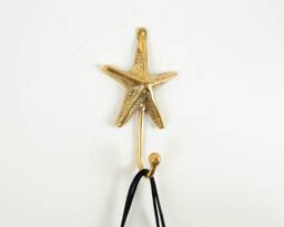 Unique Starfish Bronze Hook, 6.3 - thumbnail 1