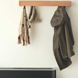 Anaan Skuvo Wall Coat Rack With 6 Hidden Hooks 23.6 Inch Wooden Hook Rail Clothes Hanger Holders Mounted Hanging Organiser - thumbnail 2