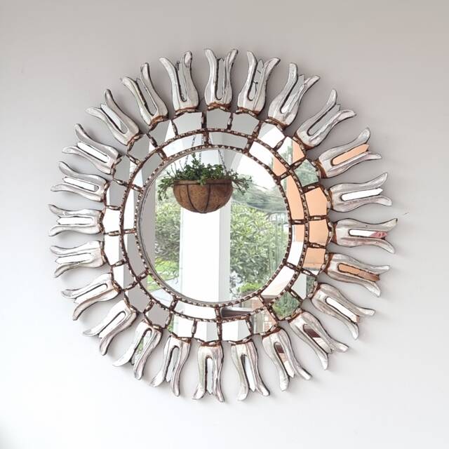"Peruvian Mirrors ""Copa Fina 60cm Silver" - image 1