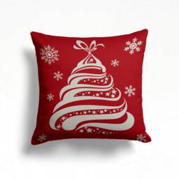 Red Xmas Home Decor/Happy New Year Pillow Top/Winter Cover/Merry Homedecor/Xmas Deer Cushion Case/Xmas Gift Ideas - thumbnail 3