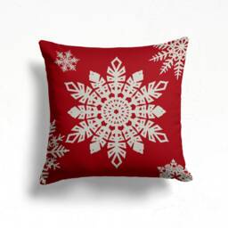 Red Xmas Home Decor/Happy New Year Pillow Top/Winter Cover/Merry Homedecor/Xmas Deer Cushion Case/Xmas Gift Ideas - thumbnail 2