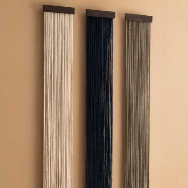 Fiber Art Wall Hanging, Sound Absorbing Decor, Acoustic Panel Art, Handmade Fiber, Decorative V81 - image 1