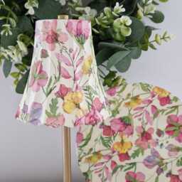 Beautiful Decoupaged Floral Usb Rechargeable Table Lamp. Indoor/Outdoor Matching Picture Plate Available.no Plugs Or Sockets Needed - thumbnail 3