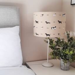 Sophie Allport Table Lamp Shade, Country Home Decor, Drum Lampshade, Kids Room, Bedside Lamp, Farmhouse Choice Of Fabric - thumbnail 3