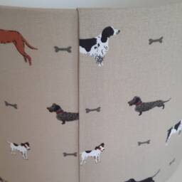 Sophie Allport Table Lamp Shade, Country Home Decor, Drum Lampshade, Kids Room, Bedside Lamp, Farmhouse Choice Of Fabric - thumbnail 2
