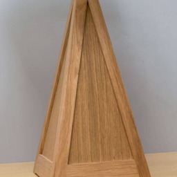 Table Lamp, Lamp, Wooden Oak Table Bedside Lamp Base, Scandi Style, Mothers Day Gift - thumbnail 3