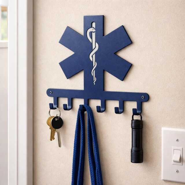 Ems Star Of Life Key Holder - image 1