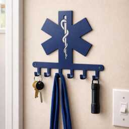 Ems Star Of Life Key Holder
