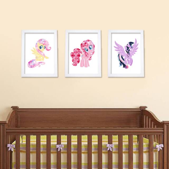 My Little Pony Prints - Sparkly Ponies Set Of 3
