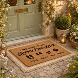 Personalised Doormat Outdoor - Custom Coir Welcome Mat Home Decor Gift Idea - thumbnail 2