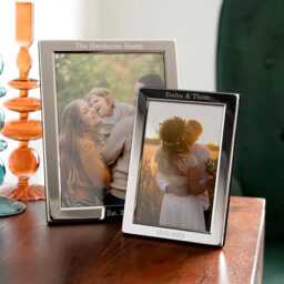 Personalised Classic Silver Plated Picture Frame - thumbnail 2