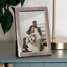Personalised Classic Silver Plated Picture Frame - thumbnail 3