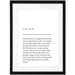 Personalized New Baby Poem Print Christening Gift - thumbnail 3